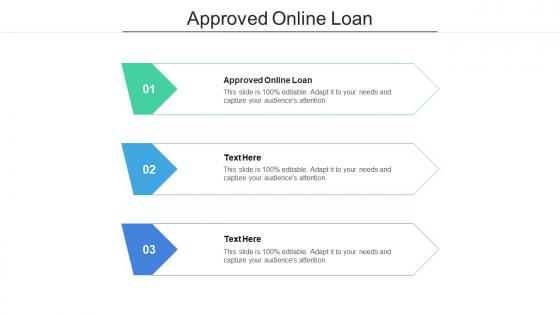 Approved online loan ppt powerpoint presentation summary example introduction cpb