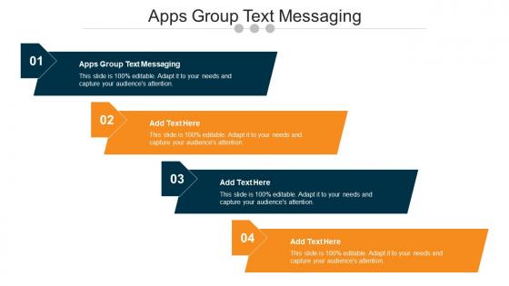 Apps Group Text Messaging Ppt Powerpoint Presentation Show Good Cpb
