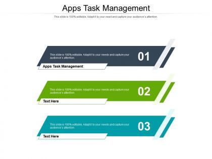 Apps task management ppt powerpoint presentation outline templates cpb