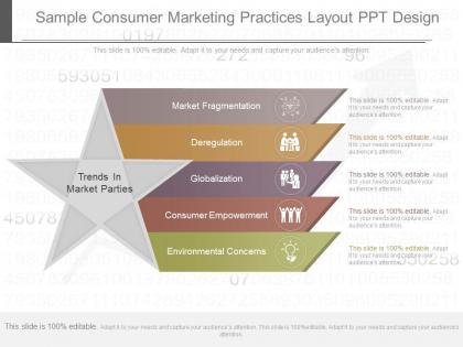 Apt sample consumer marketing practices layout ppt design