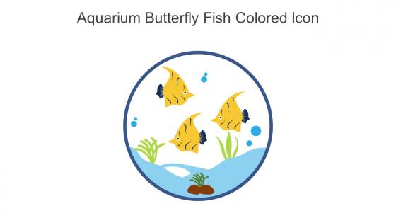 Aquarium Butterfly Fish Colored Icon In Powerpoint Pptx Png And Editable Eps Format
