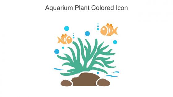 Aquarium Plant Colored Icon In Powerpoint Pptx Png And Editable Eps Format