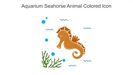 Aquarium Seahorse Animal Colored Icon In Powerpoint Pptx Png And Editable Eps Format