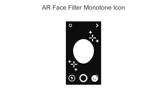 AR Face Filter Monotone Icon In Powerpoint Pptx Png And Editable Eps Format