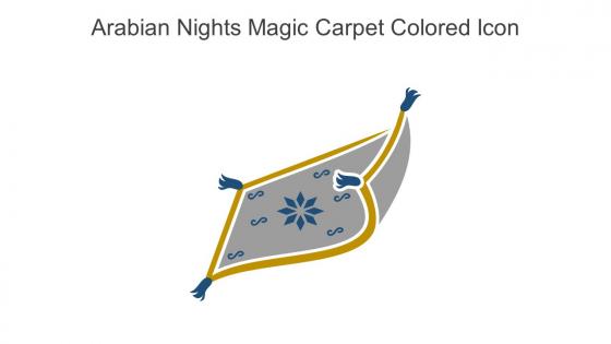 Arabian Nights Magic Carpet Colored Icon In Powerpoint Pptx Png And Editable Eps Format