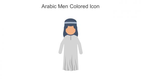 Arabic Men Colored Icon In Powerpoint Pptx Png And Editable Eps Format