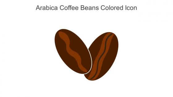 Arabica Coffee Beans Colored Icon In Powerpoint Pptx Png And Editable Eps Format