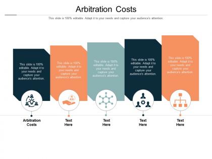 Arbitration costs ppt powerpoint presentation slides background image cpb
