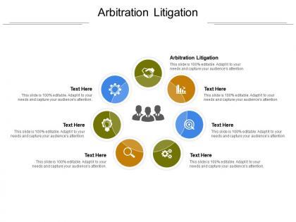 Arbitration litigation ppt powerpoint presentation ideas designs cpb