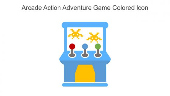 Arcade Action Adventure Game Colored Icon In Powerpoint Pptx Png And Editable Eps Format