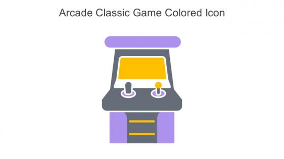 Arcade Classic Game Colored Icon In Powerpoint Pptx Png And Editable Eps Format
