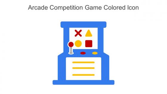 Arcade Competition Game Colored Icon In Powerpoint Pptx Png And Editable Eps Format
