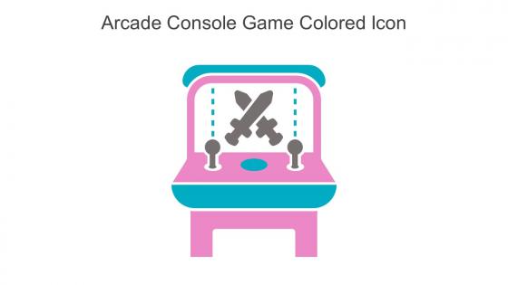 Arcade Console Game Colored Icon In Powerpoint Pptx Png And Editable Eps Format