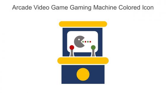 Arcade Video Game Gaming Machine Colored Icon In Powerpoint Pptx Png And Editable Eps Format