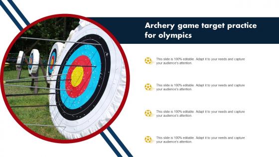 Archery Game Target Practice For Olympics
