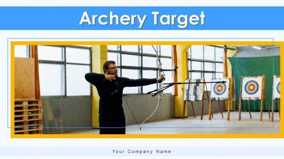 Archery Target Powerpoint PPT Template Bundles