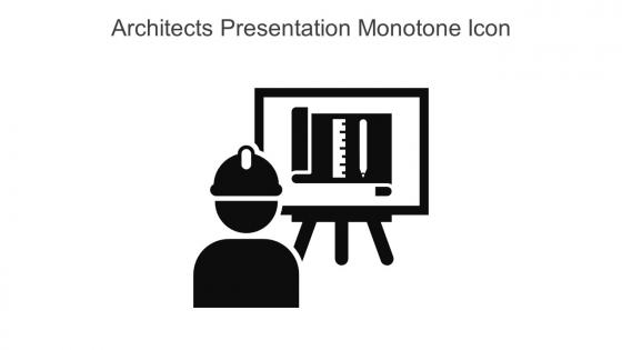 Architects Presentation Monotone Icon In Powerpoint Pptx Png And Editable Eps Format