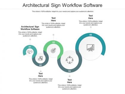 Architectural sign workflow software ppt powerpoint presentation professional cpb