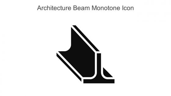 Architecture Beam Monotone Icon In Powerpoint Pptx Png And Editable Eps Format