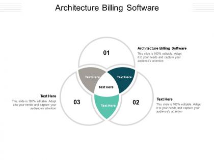 Architecture billing software ppt powerpoint presentation portfolio background cpb