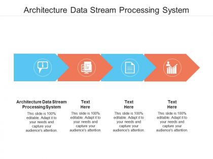 Architecture data stream processing system ppt powerpoint presentation summary structure cpb