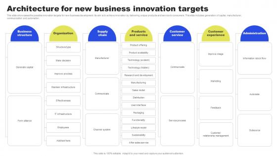 Architecture For New Business Innovation Targets