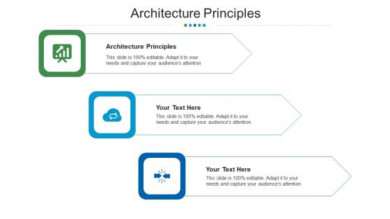 Architecture principles ppt powerpoint presentation slides images cpb