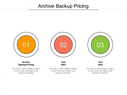 Archive backup pricing ppt powerpoint presentation styles example cpb