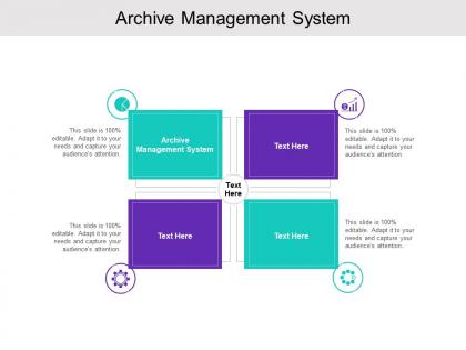 Archive management system ppt powerpoint presentation pictures download cpb