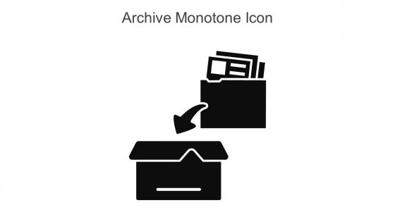 Archive Monotone Icon In Powerpoint Pptx Png And Editable Eps Format