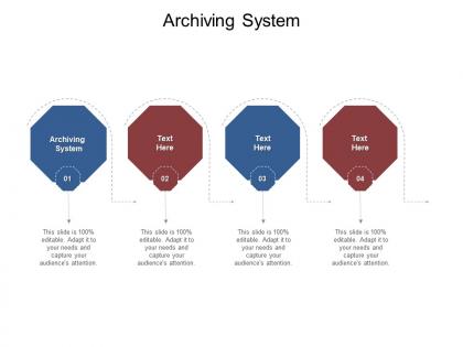 Archiving system ppt powerpoint presentation ideas graphics example cpb