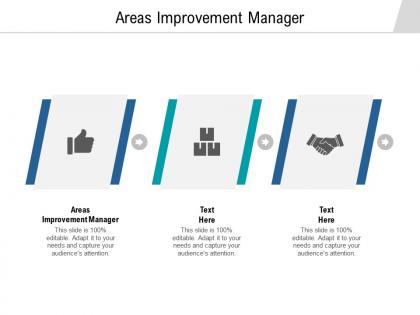 Areas improvement manager ppt powerpoint presentation pictures vector cpb