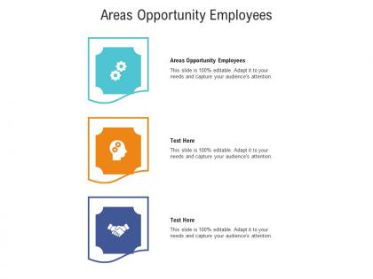Areas opportunity employees ppt powerpoint presentation inspiration backgrounds cpb