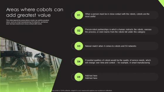 Areas Where Cobots Can Add Greatest Value Cobot Safety And Risk Factors