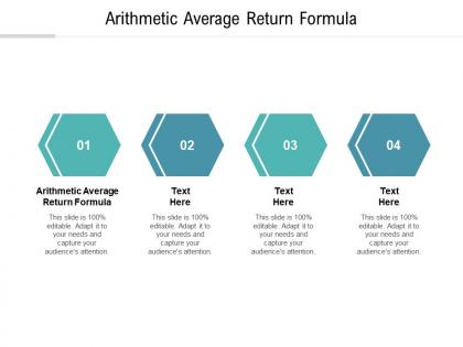 Arithmetic average return formula ppt powerpoint presentation layouts portrait cpb