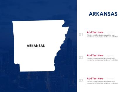 Arkansas powerpoint presentation ppt template