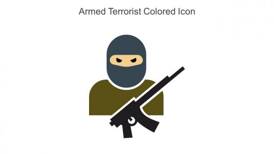 Armed Terrorist Colored Icon In Powerpoint Pptx Png And Editable Eps Format