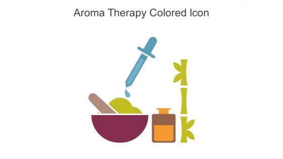 Aroma Therapy Colored Icon In Powerpoint Pptx Png And Editable Eps Format