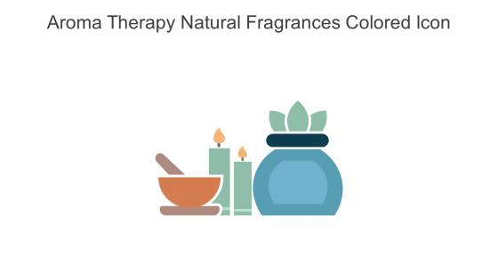 Aroma Therapy Natural Fragrances Colored Icon In Powerpoint Pptx Png And Editable Eps Format
