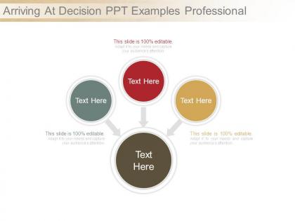 Arriving at decision ppt examples professional