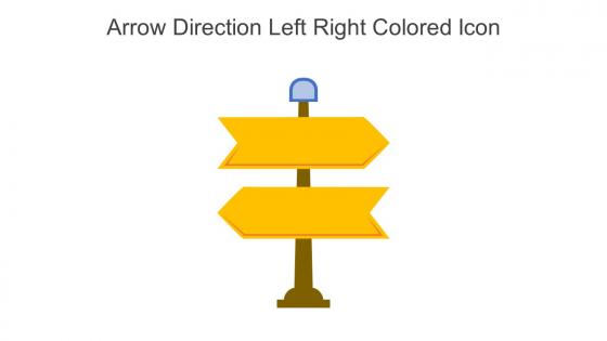 Arrow Direction Left Right Colored Icon In Powerpoint Pptx Png And Editable Eps Format
