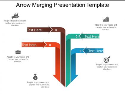Arrow merging presentation template