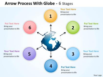 Arrow process with globe 6 stages 5