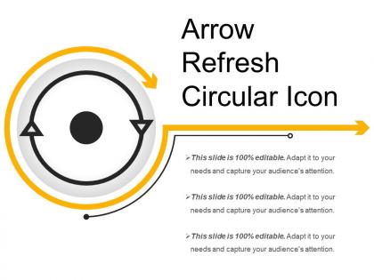 Arrow refresh circular icon