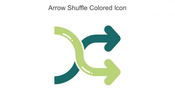 Arrow Shuffle Colored Icon In Powerpoint Pptx Png And Editable Eps Format