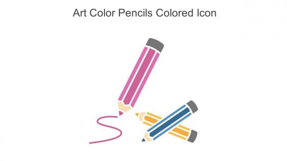 Art Color Pencils Colored Icon In Powerpoint Pptx Png And Editable Eps Format