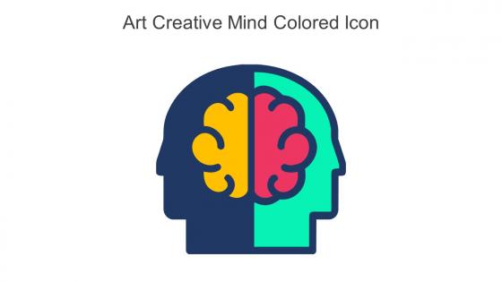 Art Creative Mind Colored Icon In Powerpoint Pptx Png And Editable Eps Format