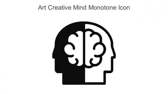 Art Creative Mind Monotone Icon In Powerpoint Pptx Png And Editable Eps Format