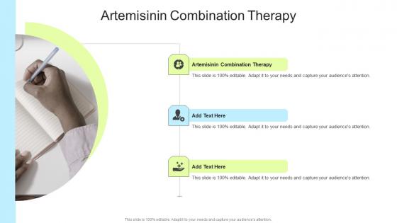 Artemisinin Combination Therapy In Powerpoint And Google Slides Cpb