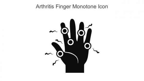 Arthritis Finger Monotone Icon In Powerpoint Pptx Png And Editable Eps Format